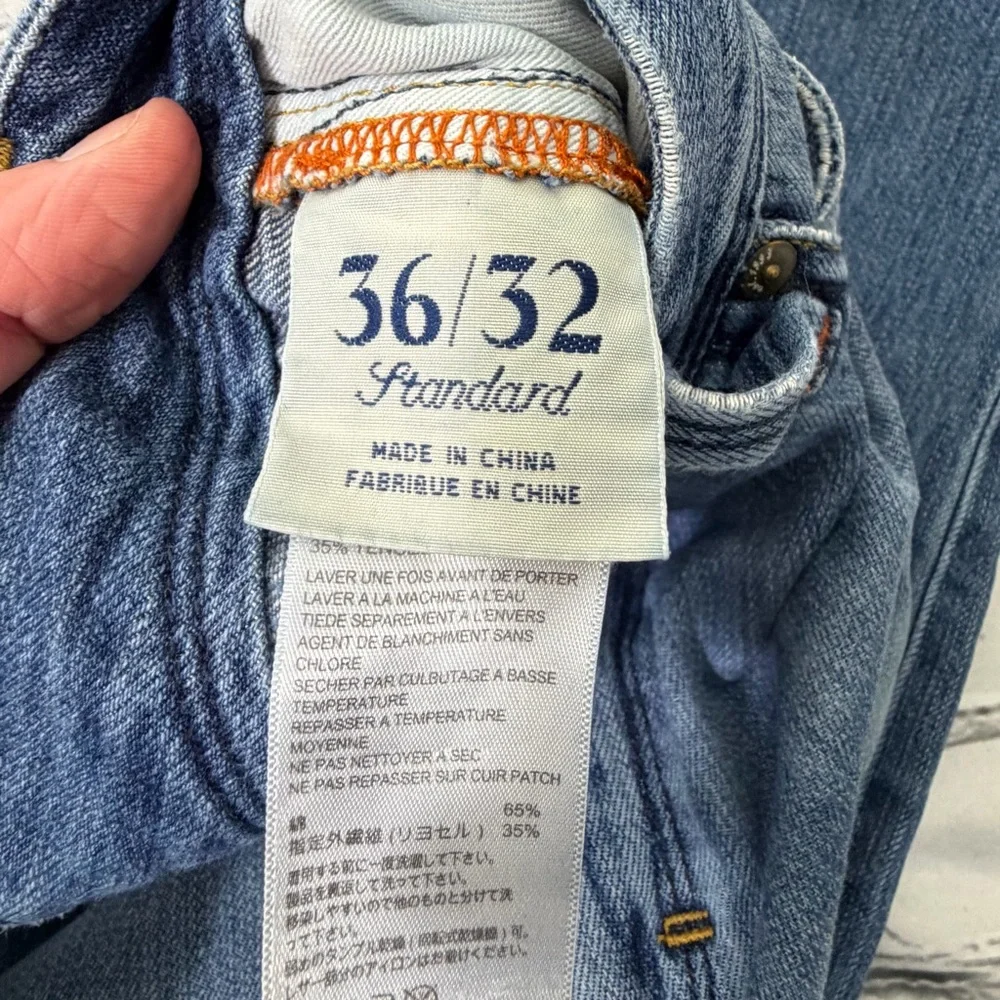 Tommy Bahama Distressed Straight Leg Denim Jeans - Picture 2 of 7